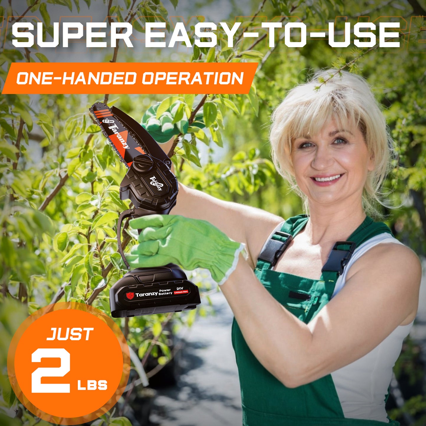 Best Mini Chainsaw Cordless | Electric Hand Chainsaw | Taranzy