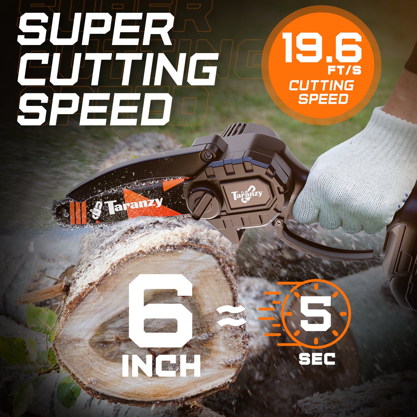 Best Mini Chainsaw Cordless | Electric Hand Chainsaw | Taranzy