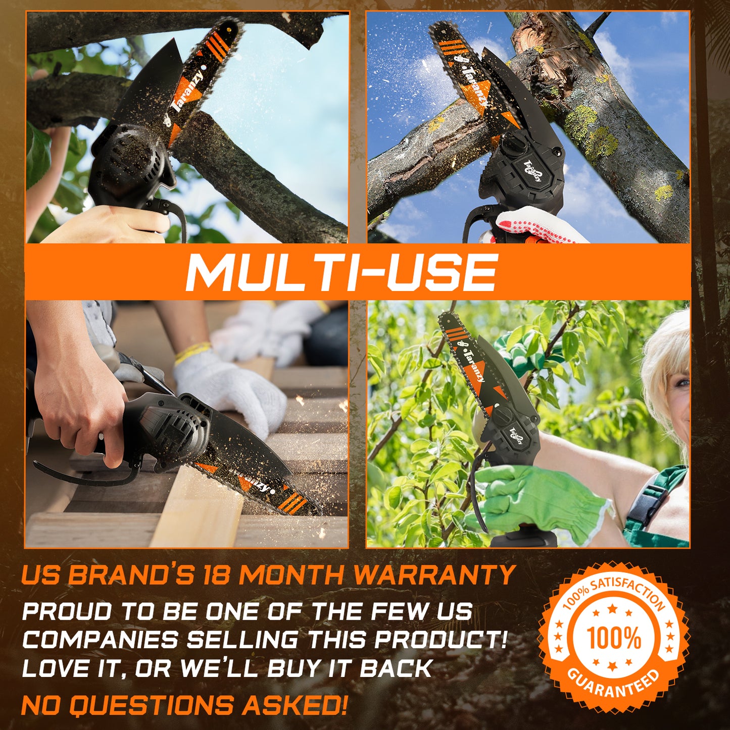 Best Mini Chainsaw Cordless | Electric Hand Chainsaw | Taranzy
